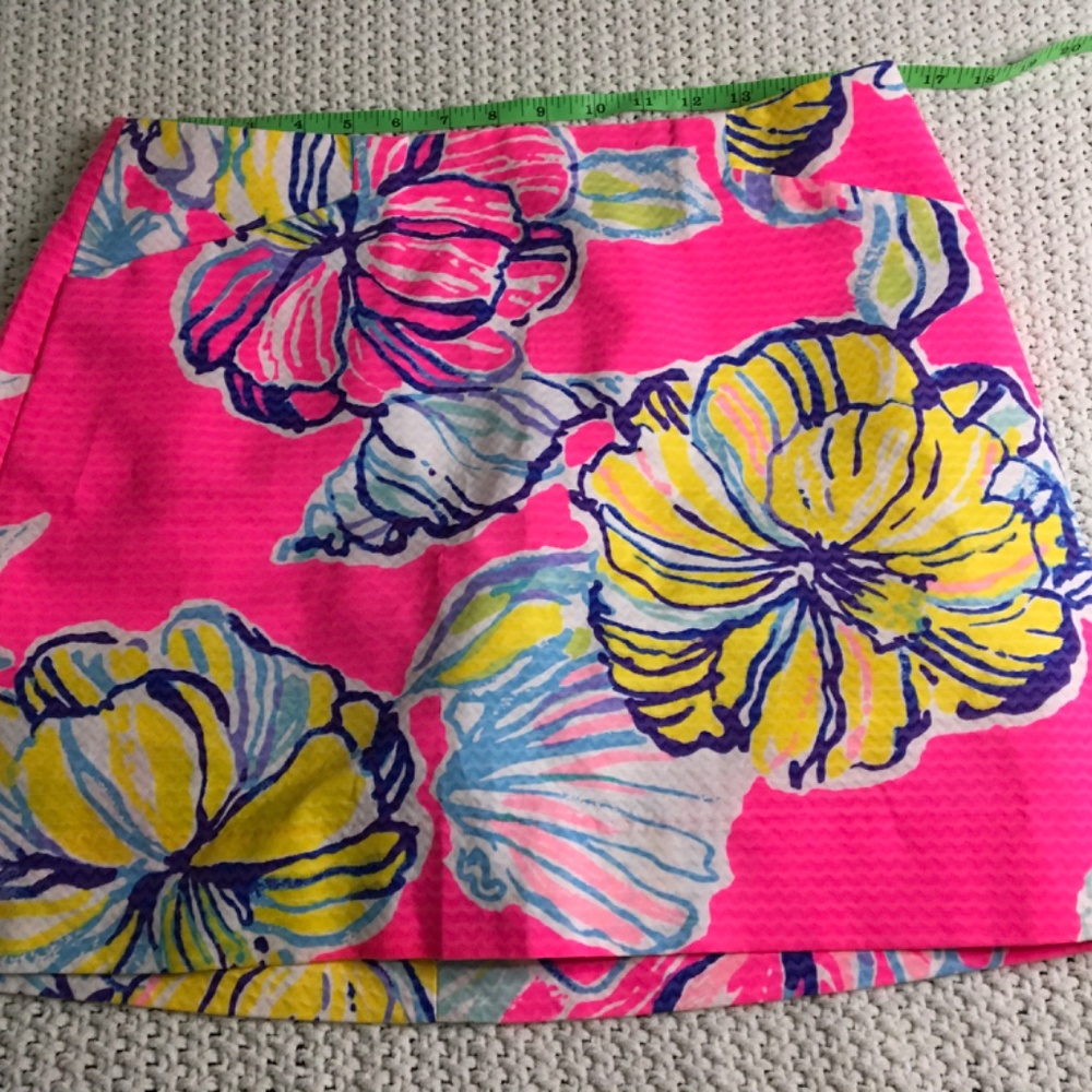 LILLY PULITZER, SKORT, PINK AND BLUE, SIZE 6